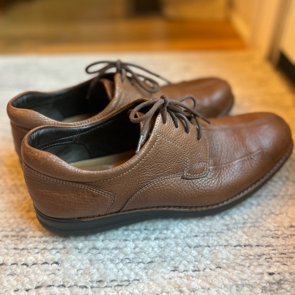 Johnston & Murphy Men’s Tie Ups Leather Sheepskin Derby Lightweight Oxfords